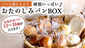 まごころいっぱい！ パン工房しらとり 「 種類いっぱい♪ 」 おたのしみパン ボックス 【B】 冷凍 パン 詰め合わせ ボックス ギフト お楽しみ [AU003ci]