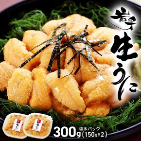 生ウニ 300g (150g×2) 先行予約 期間限定 岩手県産 冷蔵 無添加 ミョウバン不使用 ムラサキウニ 季節限定 期間限定 生うに 生雲丹 天然 海鮮丼 寿司 ウニ丼 刺身 [oikawa002_3]