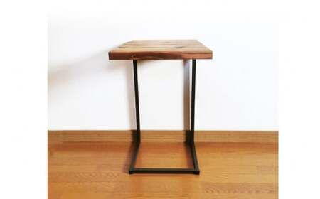 無垢材 サイドテーブル ライトブラウン 約W45cm×D30cm×H52cm｜新星金属製作所 大阪府 守口市 テーブル サイド 無垢 アイアン 軽量 完成品 家具 インテリア [0925]