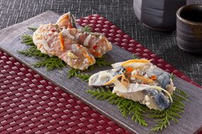 【漁師の発酵郷土食】北海道産 鮭・さば飯寿司セット 計1kg 秋鮭 海鮮 旬 通販 せたな町 ふるさと納税