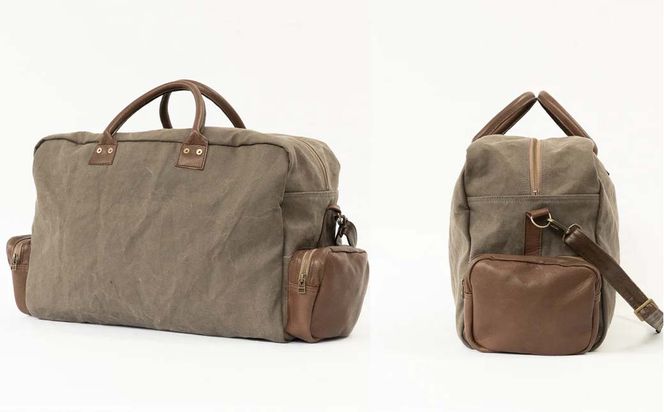 ボストンバッグ　クボタ　正規品　新品　未使用　非売品　激レア　ミリタリー　残１点 シカ革ボストンバッグ Z-UY-A07A（岡山県英田郡西粟倉村