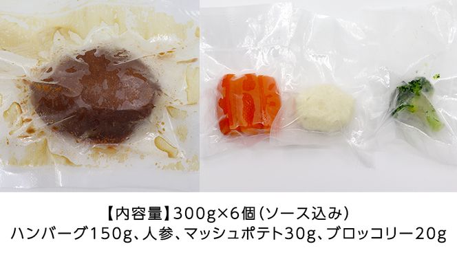 国産牛使用 こだわり 冷凍 ハンバーグ 6個 セット 牛肉 洋食 究極 本格 ビーフシチュー デミグラス レンジ可 惣菜 簡単 時短 [CT010us] レンチン レンジ 