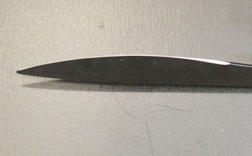 H13-71 フッ素加工 ペーパナイフ2本セット 白 赤 F-PN-WR