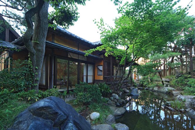 【1日1組限定】 離れ 会席料理 平日ご昼食2名様分 お食事券 [割烹旅館 二葉 埼玉県 小川町 170] 食事券 ペア