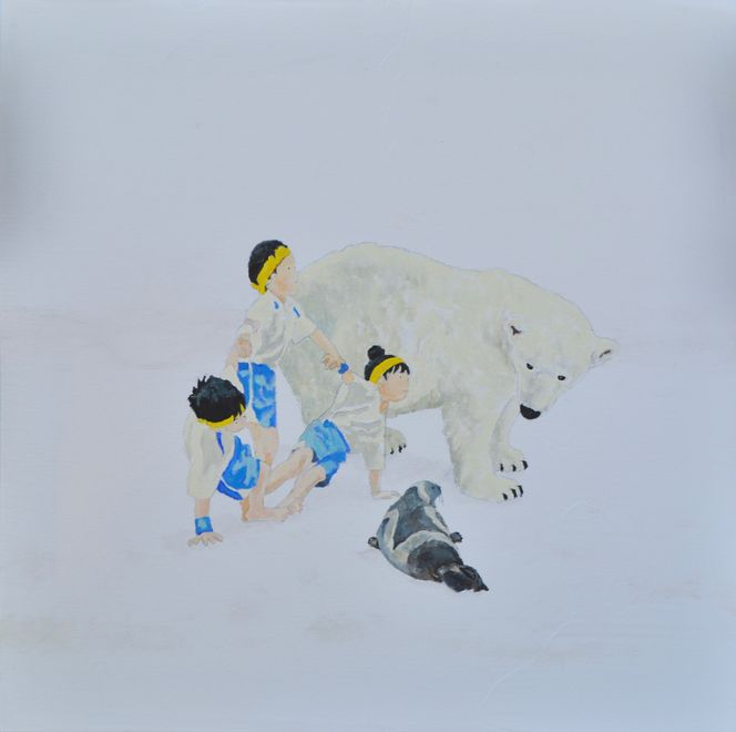 「瞬景３」 絵画 小サイズ 33.0cm×33.0cm HAS001-3