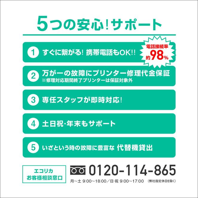 エコリカ【キヤノン用】 BCI-381+380/5MP互換リサイクルインク 5色パック（型番：ECI-C381-5P）