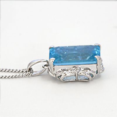 ブルートパーズ ブルートパーズ リング 指輪 超大粒 8.0ct SV925/K10WG/K18WG