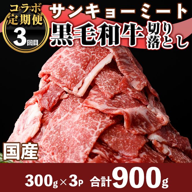 isa456 【定期便】コラボ定期便！伊佐満足コース (全3回) 定期便 コラボ定期便 国産 豚肉 黒毛和牛 米 ロース 肩ロース 豚バラ 切落し しゃぶしゃぶ 生姜焼き 牛肉 黒毛和牛 切り落とし お米 10kg 【サンキョーミート株式会社・興農産業】