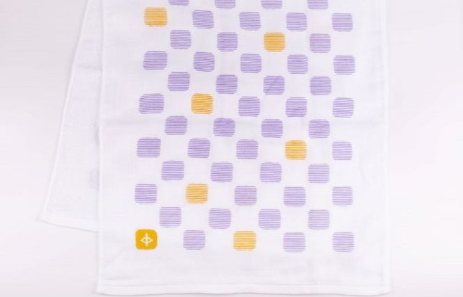 099H332 【スピード発送】JAPAN madeガーゼタオル 3枚セット(市松)【泉州タオル 国産 吸水 普段使い シンプル 日用品】