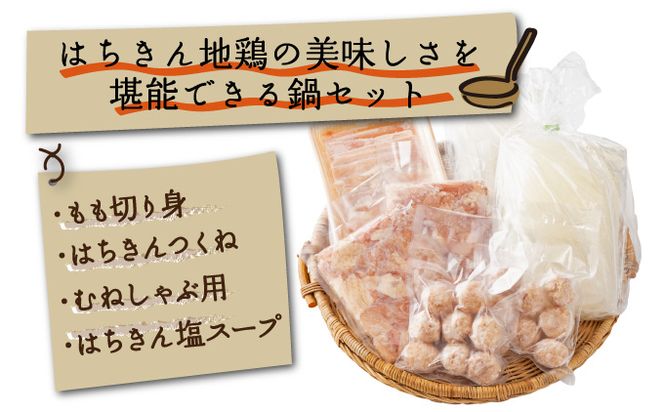 土佐はちきん地鶏の鶏しゃぶ＆鶏鍋堪能セット　ag010