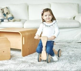 NB-5 HOPPL（ホップル）　ファーストウッディバイク（ホワイト）