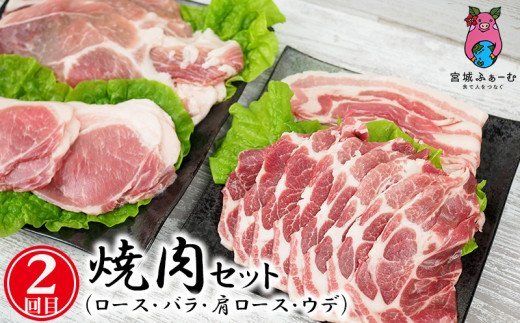 【※削除】＜3回定期便＞沖縄県産豚　くいまーる食べ比べセット