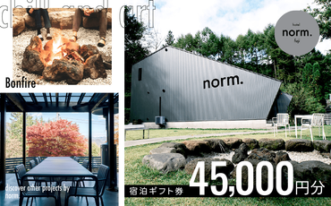 hotel norm. fuji 宿泊ギフト券(45,000円分) FBL002