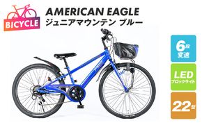 099X218 AMERICAN EAGLE ジュニアマウンテン22 ブルー