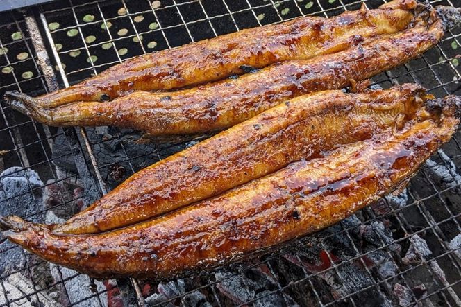 [H090] 料亭なか新の『うな玉巻き』