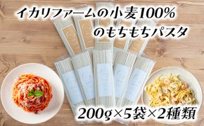 近江八幡市産小麦100％のもちもちパスタセット　200g×5袋×2種類【C053U】