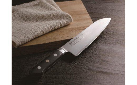 H67-10 濃州正宗作 粉末ハイス鋼三徳包丁