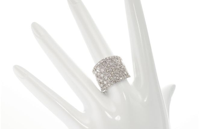 J007-4 ARC-EN-CIEL プラチナ ダイヤリング（計 3.0ct）【鑑別書付き ジュエリー プレゼント ギフト ファッション アクセサリー 贈り物 贈答 お祝い 記念日】