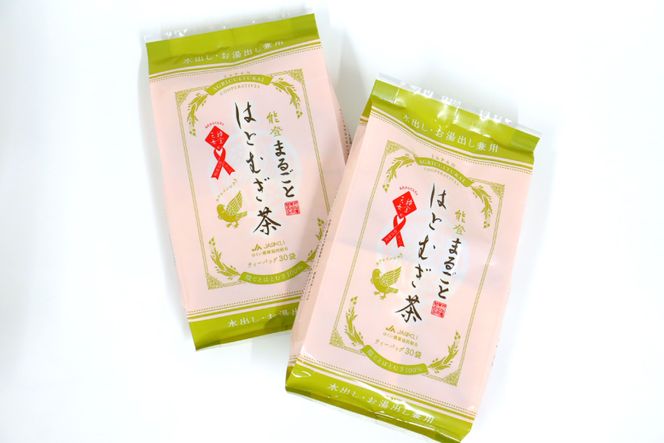 お茶 能登まるごと はとむぎ茶 ティーバッグ 30包×3袋 計90包 [はくい農業協同組合 石川県 宝達志水町 38600590] 茶 お茶 水出し ティーバッグ はとむぎ茶 ハトムギ茶 はとむぎ ハトムギ 煮出し