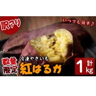 【訳あり】【数量限定】鹿児島県産熟成紅はるかの冷凍焼き芋(計1kg) p7-026