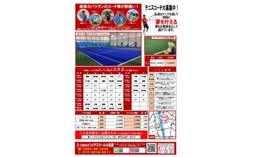 147-1867　D-テニス小田原　非会員様　お試し　１ヶ月レッスン料　４回　ジュニア【 神奈川県 小田原市 】