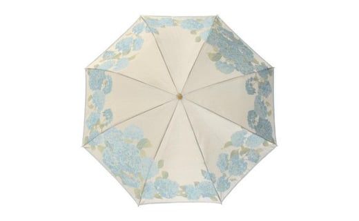 槙田商店【晴雨兼用折りたたみ傘】”絵おり” 紫陽花 FAA5061