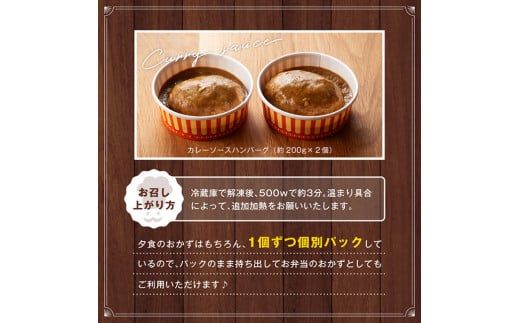 まちの洋食屋さんのハンバーグ「ジュ―！のハンバーグ」５種×２個セット 【 小分け お弁当 簡単調理 お手軽 10セット おかず 惣菜 】 [C01202]