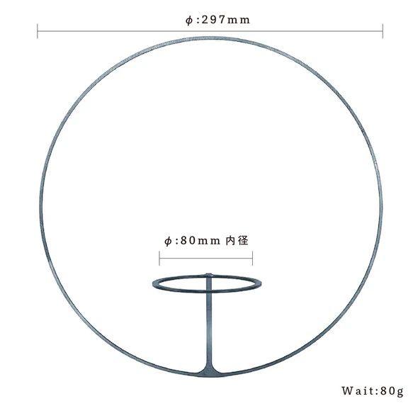 GRAVIRoN Hang Plants シリーズ Round 酸洗鉄（プランツハンガー） 観葉植物 プランター