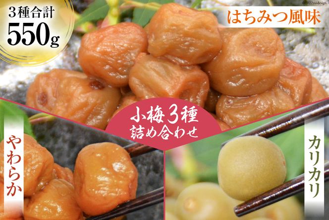柔&剛&甘】小梅3種 詰め合わせ [山梨農産食品 山梨県 韮崎市