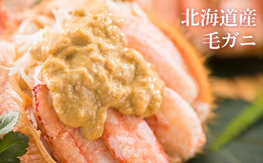 大サイズ！冷凍毛がに約650g×2尾【斉藤水産】 AM144