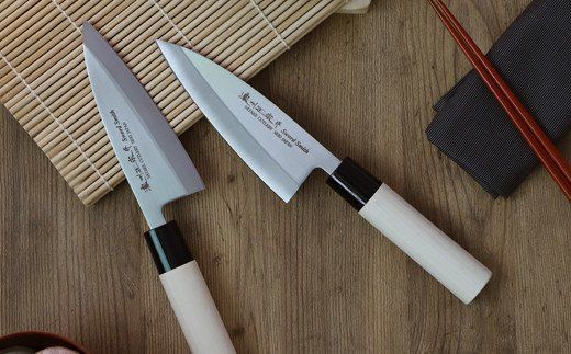 H6-123 左利き用 濃州正宗作 ステンレス和包丁 出刃 135mm