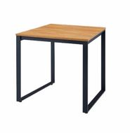 MTKTミーティングテーブル 幅80（5.天板ナチュラル×脚部ブラック） ミーティング サブデスク 作業机 家具 テーブル 愛西市 / タック株式会社 [AEAH015-5]