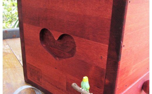 099H2194 手作り木製 メイクボックス