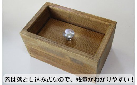 099H2090 手作り木製マスクストッカー「ダークウォルナット」クリスタルノブ仕様