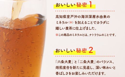 【6回定期便】DyDo ダイドー おいしい麦茶 合計144本 600ml×24本×6回 麦茶 むぎ茶 カフェインゼロ お茶 飲料水 ペットボトル ドリンク 定期便 6ヶ月 送料無料　nm044!
