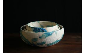 名嘉睦稔】リトグラフ作品「花冠（カカン）」（沖縄県読谷村