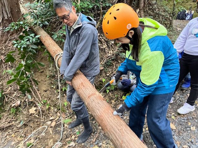 毛呂山町　親子で1日木こり体験！