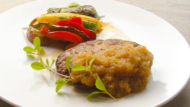 チャイナ＆フレンチ、日本一シェフ二人によるコラボ・ハンバーグ＆焼き餃子[CF006ci]