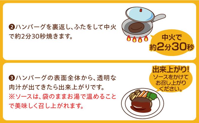 【全12回定期便】【福岡工場直送】ジョイフル ハンバーグ 14個 ( デミグラス ソース )《築上町》【株式会社　ジョイフル】[ABAA035]