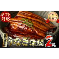 【ギフト対応】くすだ屋の極上うなぎ2尾(190g×2)＜計380g以上＞ a7-003