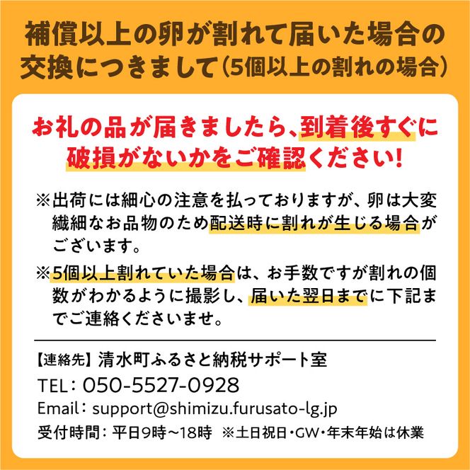 【12回定期便】大平原ファームの新鮮でおいしい卵 計40個(白卵)×12ヶ月_S035-0005