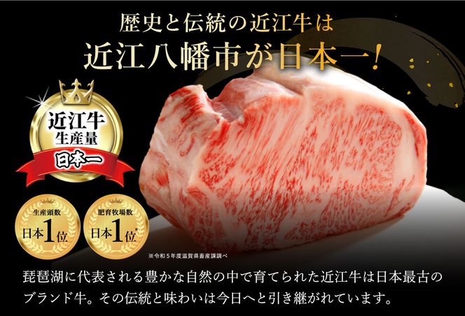 【4等級以上】【総本家肉のあさの】極旨近江牛ロースステーキ【400ｇ（200ｇ×2枚）】【AE01SM】