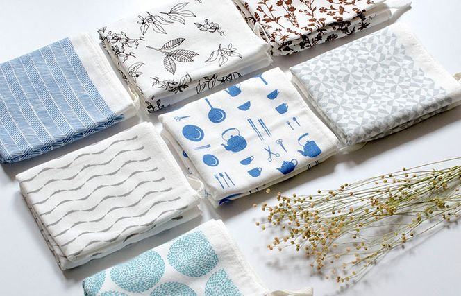 G2135 まごころ手ふきん 1枚（柄おまかせ） お試し泉州タオル