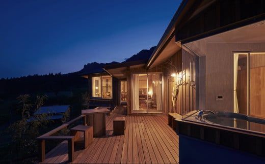 森のオーベルジュ 星咲～きらら～　１泊２食ペア宿泊券（J.S.A.ソムリエエクセレンスによるワインペアリング付）/// 奈良県 曽爾村 オーベルジュ ワイン ワインペアリング 宿泊 旅行 貸切 1日1組限定