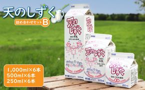 天のしずく　詰め合わせセットＢ(1000ml×6本・500ml×6本・250ml×6本,合計10.5L)　【51002】