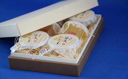 CA011 暑い季節はシャーベットで 島原湧水ジュレセット[スイーツ ジュレ はちみつ 蜂蜜 北田物産 長崎県 島原市]