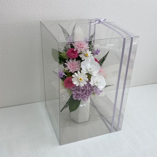 AJ162-1 プリザーブドフラワー【桃華】春日部市 シュガーパイン