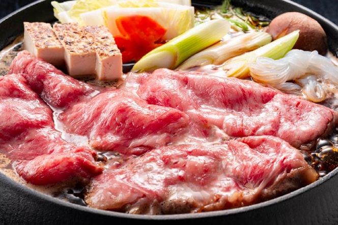 博多和牛 A4以上 しゃぶしゃぶ・すき焼き用 厳選部位 400g [MEAT PLUS 福岡県 筑紫野市 21761013]