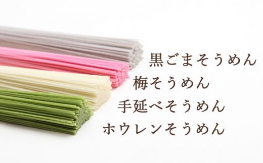 【目にも鮮やか】島原 手延べ 彩り そうめん 20束 1kg / 南島原市 / 社会福祉法人つかさ会ノーブル [SDD001]