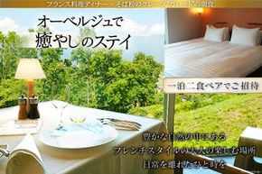 宿泊券 オーベルジュで癒やしのステイ 一泊二食 ペアでご招待! [オーベルジュ ラ ヴィ トランキーユ 長野県 池田町 48110672] 旅行 ペア宿泊 ギフト フランス料理 フレンチ 長野 夫婦 家族旅行 メール便